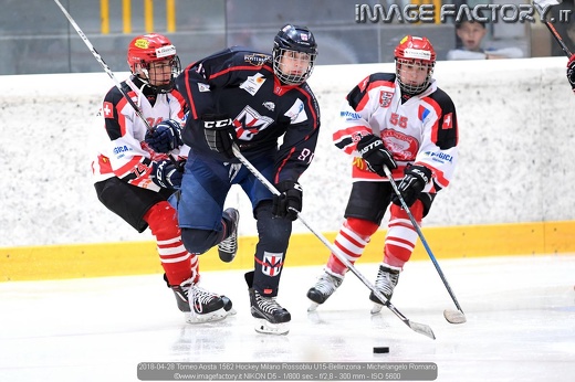 2018-04-28 Torneo Aosta 1562 Hockey Milano Rossoblu U15-Bellinzona - Michelangelo Romano